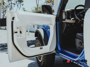 Ford Bronco Halo Doors - Anderson Composites - 4 Door - Fiberglass with Carbon Fiber Inserts - Front Ford Bronco Halo Doors - Anderson Composites - 4 Door - Fiberglass with Carbon Fiber Inserts - Front